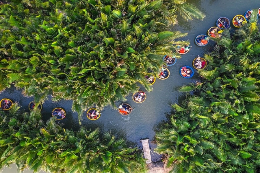 COCONUT FOREST - Hoi An Ancient Town - Ba Na Hills - Linh Ung Pagoda - Marble Mountains